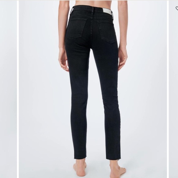 Comfort Stretch High Rise Ankle Crop - RE/DONE - Picture 7 of 12